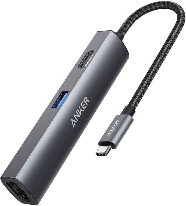 USB C Hub 5-in-1 USB C Adapter