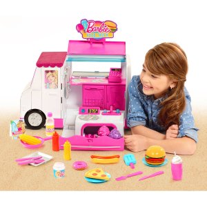 Barbie 儿童餐车套装玩具