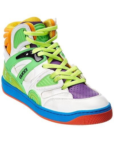Basket Leather High-Top Sneaker