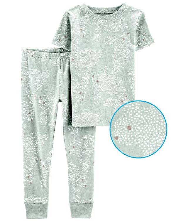 Toddler 2-Piece Easter Bunny 100% Snug Fit Cotton PJs