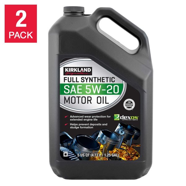 Signature 5W-20 Full Synthetic Motor Oil 5-quart, 2-pack