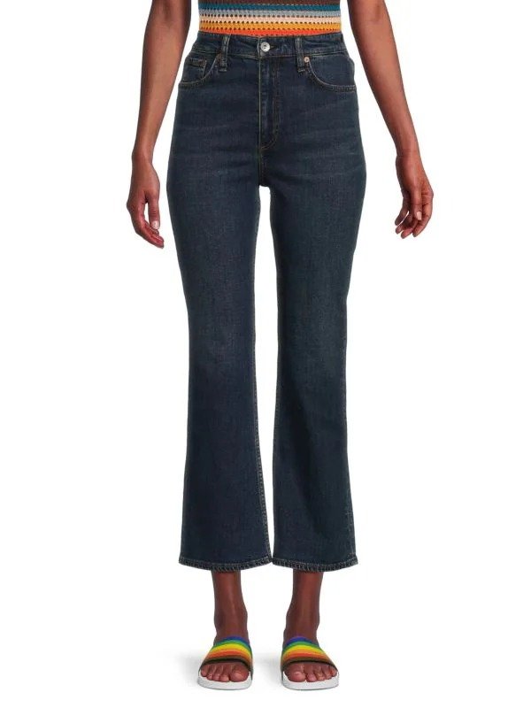 Casey High Rise Ankle Flared Jeans