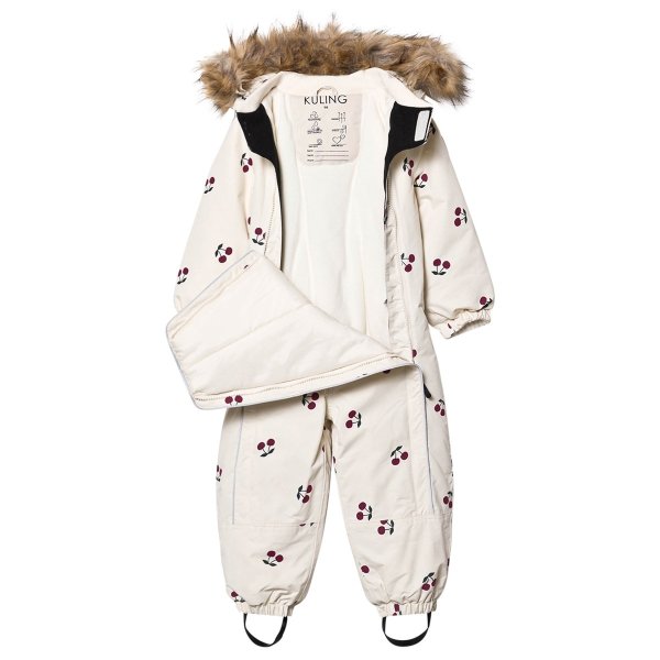 儿童保暖滑雪服连身套装