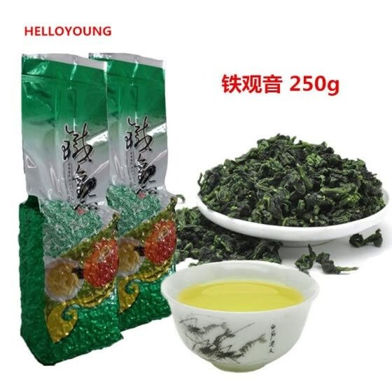Free Shipping, 250g Chinese Anxi Tieguanyin tea, Fresh China Green Tikuanyin tea, Natural Organic Health Oolong tea