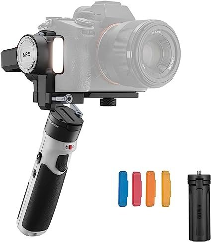 Crane M2S Handheld 3-Axis Stabilizer, Gimbal Stabilizer for Mirrorless Camera, Gopro, Action Camera, Smartphone