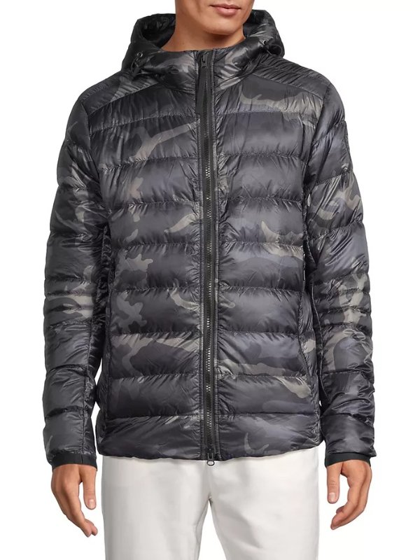 Crofton Camouflage Hooded Down Jacket