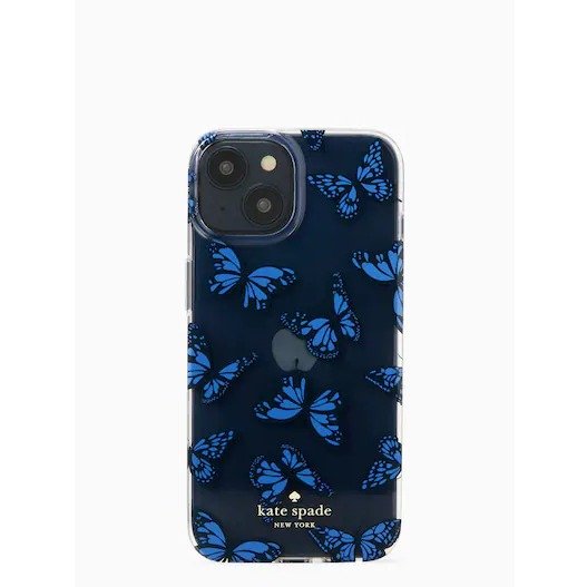 Butterfly iPhone 14 Pro Max蓝蝴蝶手机壳
