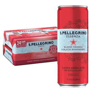 S.Pellegrino 血橙+覆盆子果味气泡水 11.15oz 24罐