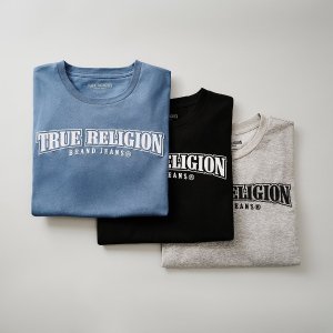 低至1.8折True Religion 美衣闪促 多款T恤只要$12.99