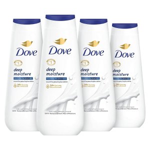 Dove 保湿沐浴4瓶装热卖 每瓶仅$4.9