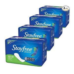 加长型护垫$5.52/包Playtex、Stayfree 卫生巾、卫生棉条额外7折