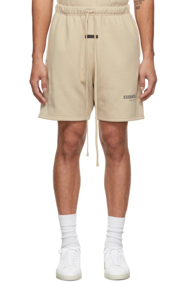 SSENSE Exclusive Beige Fleece Shorts