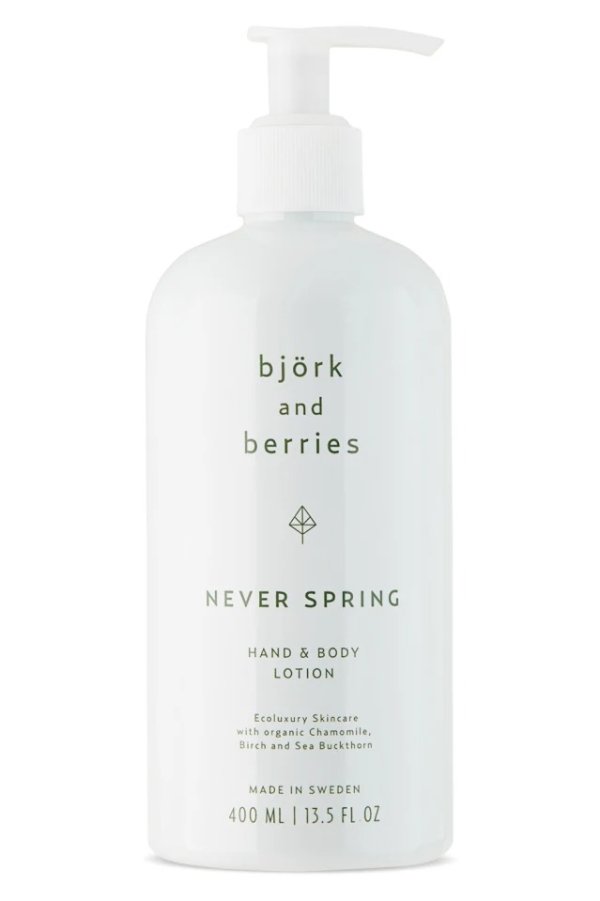 Never Spring Hand & Body Lotion, 400 mL