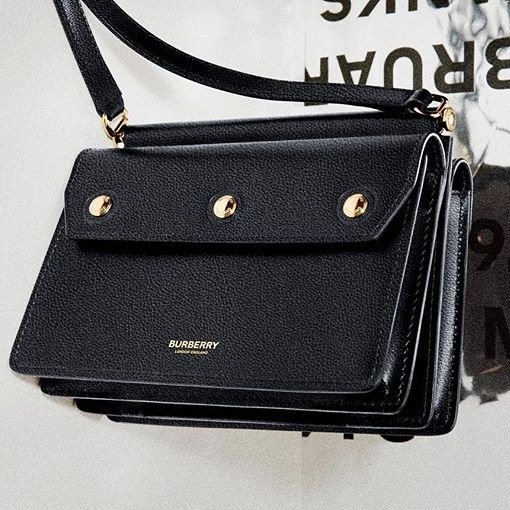 - Mini Title Leather Crossbody Bag
