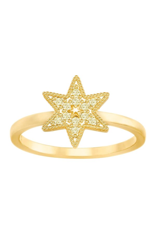 Field Star Swarovski Crystal Ring - Size 6
