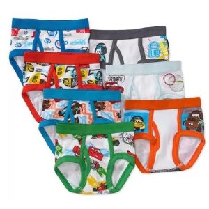 Disney Toddler Boys' Cars Favorite Characters Underwear, 7-Pack