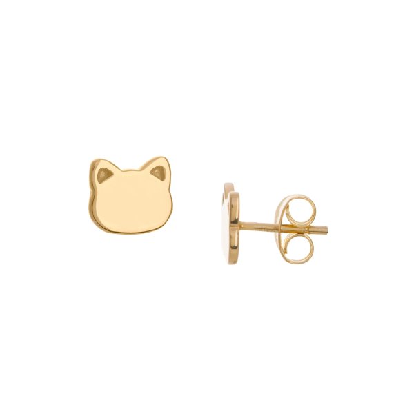 Kitty Cat Stud Earrings