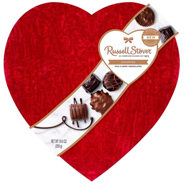 Russell StoverFine Valentine Heart Chocolate10.0oz