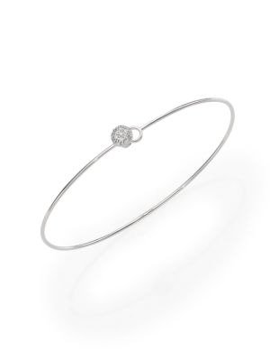 - Affair Infinity Wire Love Always Diamond & 14K White Gold Bracelet
