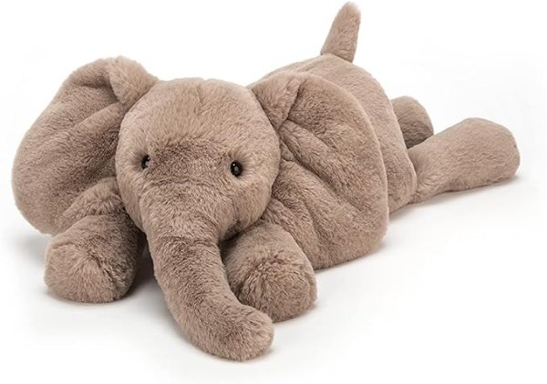 Smudge Elephant Stuffed Animal, Medium, 13 inches
