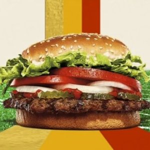 Burger King Whopper汉堡 1月限时活动