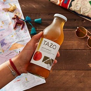 Tazo Organic Iced Green Tea, 13.8 oz. Glass Bottles, 8 Pack
