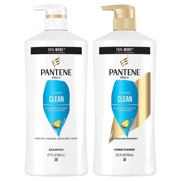 Pantene 大容量洗护发套组热卖 低至4.5折 滋养发丝