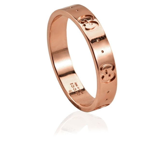 18kt Rose Gold Womens Ring, Brand Size 14 (6 3/4 US)
