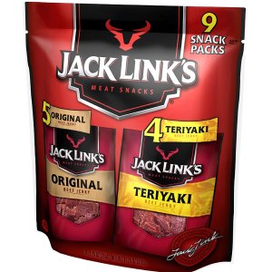 Jack Link’s Beef Jerky Variety Pack, 9 Count (1.25 oz Bags) – Variety Pack