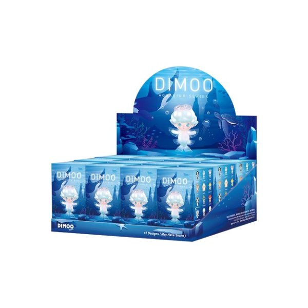 DIMOO水族馆系列盲盒手办 整盒含12个 | 亚米