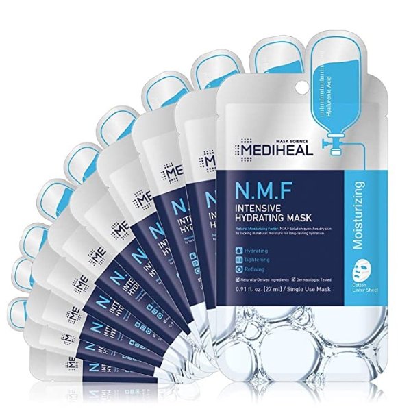 Official [Korea's No 1 Sheet Mask] - N.M.F Intensive Hydrating Mask (10 Masks)