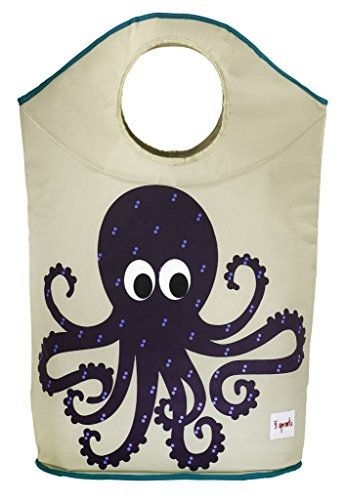 Laundry Hamper, Octopus, Purple