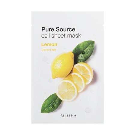 Pure Source Cell Sheet Mask, Lemon