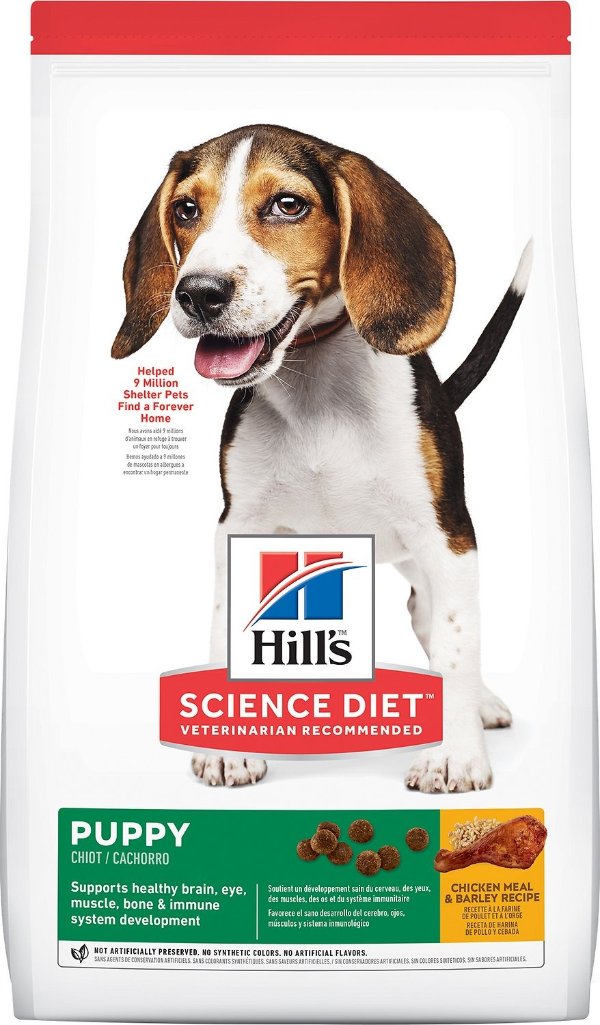 Puppy Chicken Meal & Barley Recipe Dry Dog Food, 30-lb bag - Chewy.com