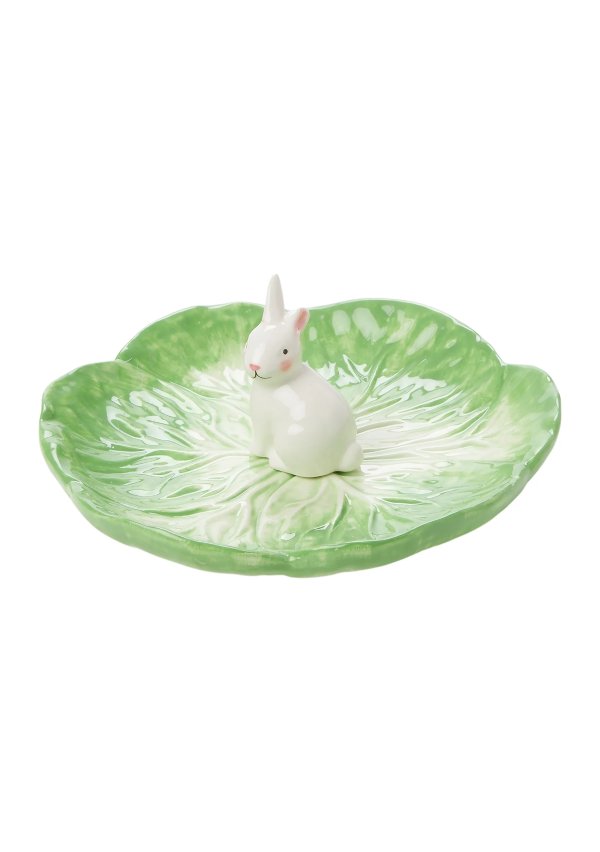 Cabbage Bunny Small Platter