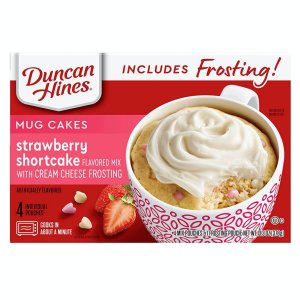 Duncan Hines Strawberry Mix with Cream Frosting, 13.3oz