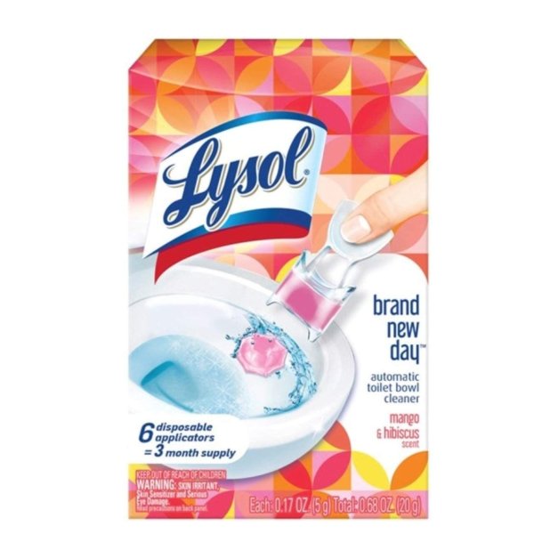 Automatic Toilet Bowl Cleaner, Click Gel, 6 Count