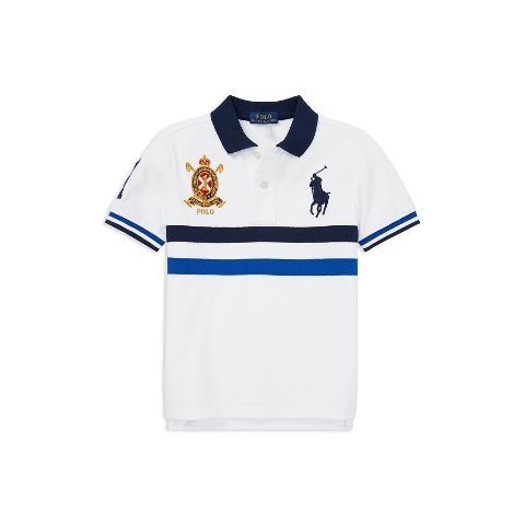 Polo Ralph LaurenBoys  Striped Mesh Polo - Little Kid