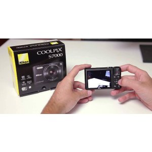 (翻新)尼康COOLPIX S7000 1600万像素 1080p Wi-Fi 数码相机
