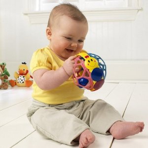 Baby Einstein 婴儿手抓球摇铃软球