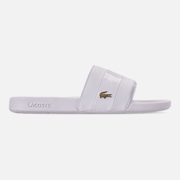Men's Lacoste Fraisier Leather Slide Sandals
