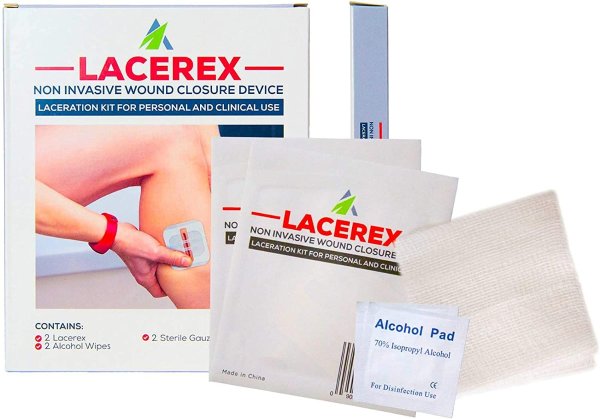 AWD Medical Lacerex Surgical Wound Closure Strips 2 packs