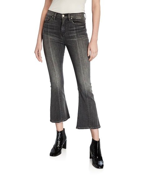 Holly High-Rise Crop Flare Jeans