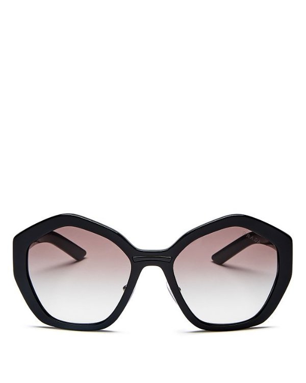 Women's Octagonal Sunglasses, 55mm