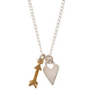 Dogeared Love Heart Charm Necklace