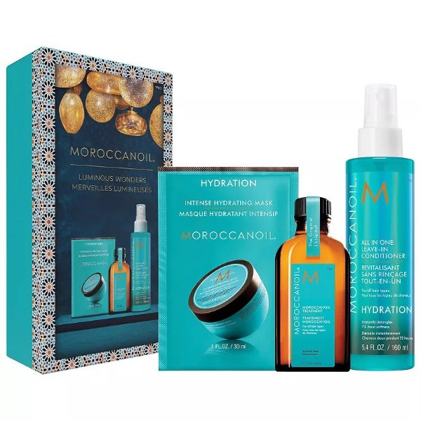 Ultimate Nourishment Leave in Conditioner, Hair Oil, and Hair Mask Gift Set