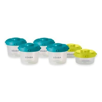 ® Clip 6-Piece Food Storage Container Set in Peacock | buybuy BABY