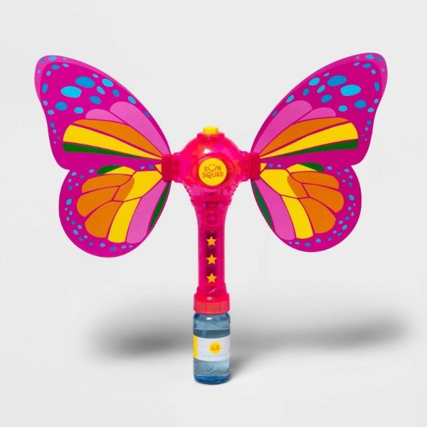 Light Up Butterfly Bubble Wand - Sun Squad&#8482;