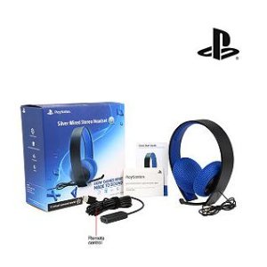 PS4 Silver Wired Headset