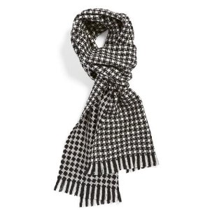 BOSS 'Forellino' Houndstooth Wool Scarf @ Nordstrom